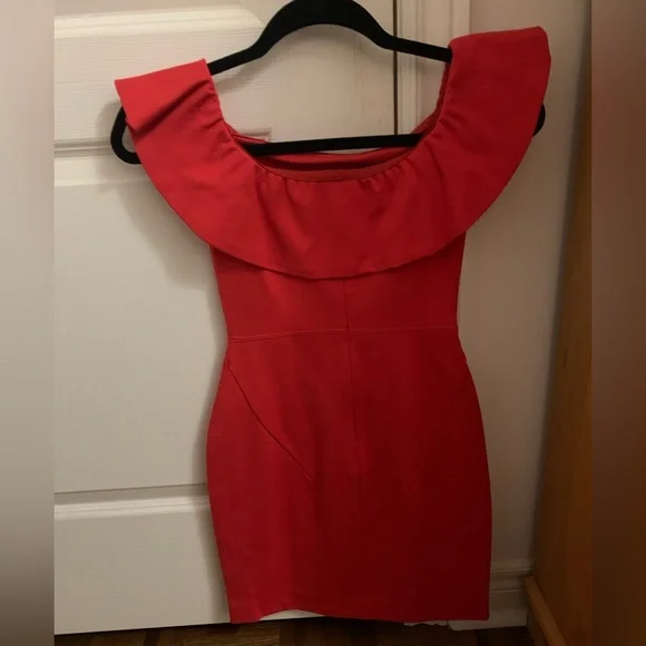 Babaton Aritzia Red Emry Mini Dress - Picture 5 of 7